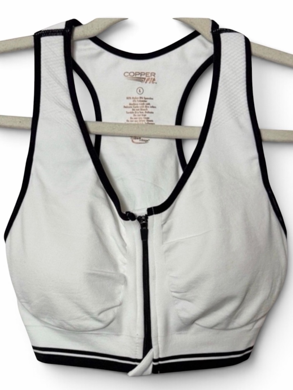 Copper Fit Women's Racerback Sports Bra Size Large